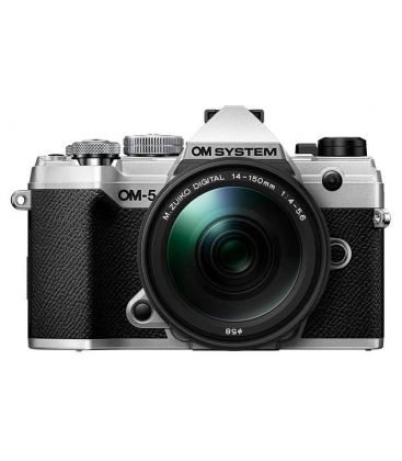 OLYMPUS CAMARA OM-5 + 14-150MM PLATA