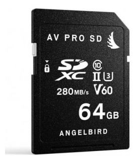 ANGELBIRD TARJETA AV PRO SD MK2 64GB V60 - 1 PACK