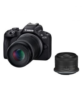 CANON R50 NEGRA + RF-S 18-45 MM IS STM + RF-S 55-210 MM IS STM