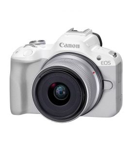 CANON EOS BLANCO R50 + RF-S 18-45 IS STM