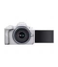CANON EOS BLANCO R50 + RF-S 18-45 IS STM