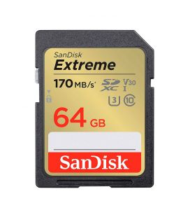 SANDISK TARJETA EXTREME SDXC V2 64GB 170MB/S UHS-I