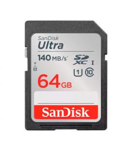 SANDISK TARJETA ULTRA SDXC 64GB 140MB/S UHS-I