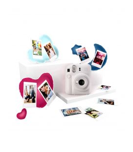 FUJIFILM APPAREIL PHOTO MINI INSTAX 12 KIT COULEUR BLANC + PAPIER 10 PHOTOS + 3 PORTE-PHOTOS