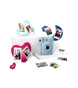 Fujifilm Instax Mini 9 - Cámara instantánea + funda  personalizada + paquete con 50 hojas de papel fotográfico Fujifilm Instax +  álbum de fotos para Fuji Instax Mini 9 : Electrónica