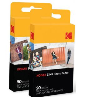 KODAK ZINC PAPER 2X3 PACK DE 20