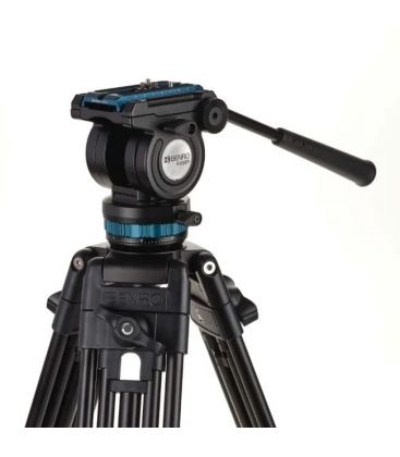 benro kh26pc – trípode de vídeo en aluminio con rótula fluida y doble tubo