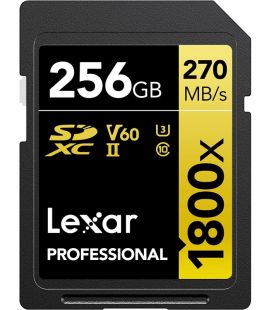 LEXAR TARJETA MEMORIA  256Gb SDXC V60 1800X UHS-II 270MB/S