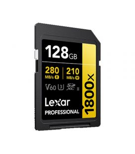 LEXAR SD PRO GOLD SERIES UHS-II 1800X 128GB V60