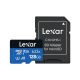 LEXAR CARTÃO MICRO SD BLUE UHS-I 633X 128GB V30