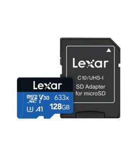 LEXAR TARJETA MICRO SD BLUE UHS-I 633X 128GB V30