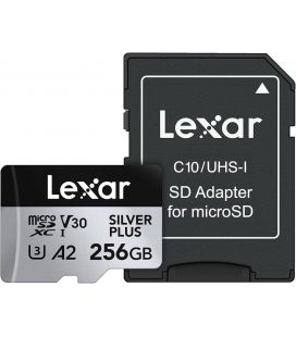 LEXAR TARJETA MICRO SD SILVER UHS-I 1066X 256GB V30