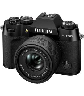 FUJIFILM CAMARA X-T50 +15-45MM F3.5 - 5.6 OIS BLACK