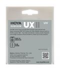 HOYA FILTRO    UX II UV 62MM REF. 70043