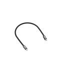 TETHER USB-C A USB-C - CABLE 0,3M NEGRO