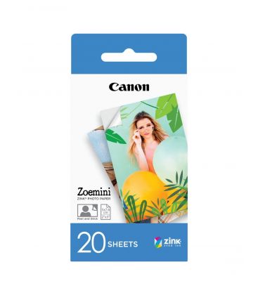 PAPIER PHOTOGRAPHIQUE CANON ZINK ZP2030 20 FEUILLES