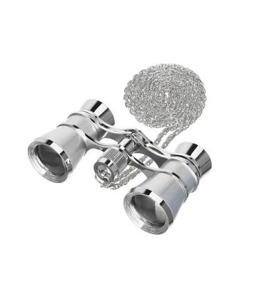 LEVENHUK BROADWAY 325B SILVER OPERA GLASSES