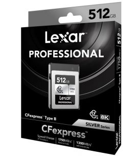 LEXAR CARTE MÉMOIRE CFEXPRESS PRO TYPE B SILVER 512GB
