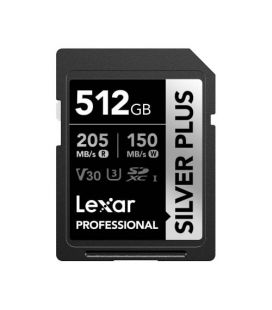 LEXAR SD SILVER PLUS UHS-1, 512GB V30 R205/W150MB/s