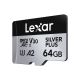 LEXAR MICRO SDXC SILVER PLUS UHS-1 64GB V30 R205/W100MB/s