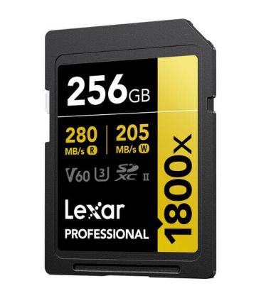 LEXAR TARJETA MEMORIA  256GB SDXC V60 1800X UHS-II 280MB/S
