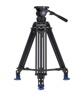 KIT TREPPIEDI VIDEO DOPPIO TUBO IN ALLUMINIO BV10