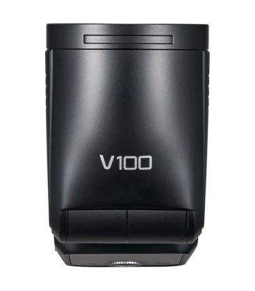 godox v100 nikon – flash de zapata ttl/hss con cabezal redondo y batería recargable