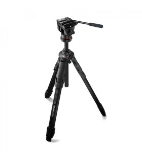TREPPIEDI MANFROTTO ONE IN ALLUMINIO CON TESTA FLUIDA 500X