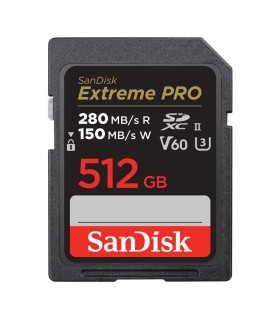 SANDISK EXTREME PRO V6 SDXC UHS-II 280MB/S 512GB SD-KARTE