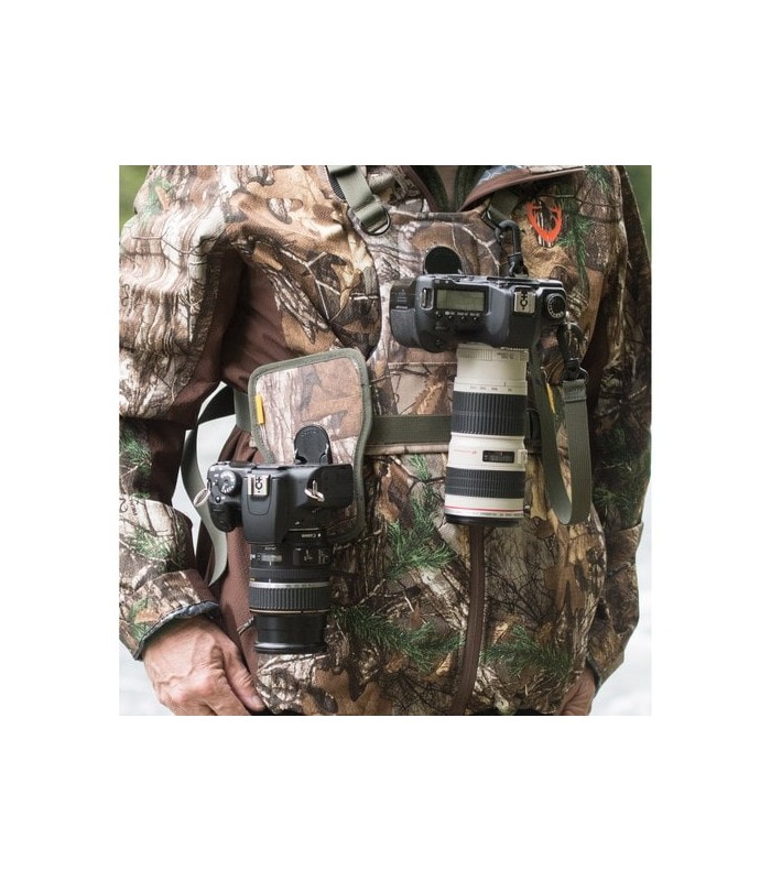 COTTON CARRIER ARNES PROFESIONAL PARA 2 CAMARAS 147 CAMUFLAJE