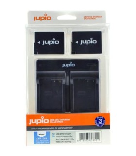 Jupio Kit Caricabatterie Usb + 2 Batterie Dmw-Blc12E 1200Mah (Cpa1001)