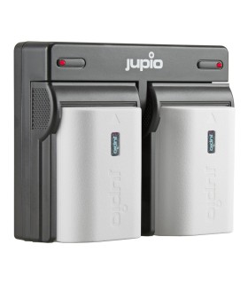 JUPIO KIT 2 BATTERIEN CANON LP-E6NH ULTRA + DOPPELLADEGERÄT