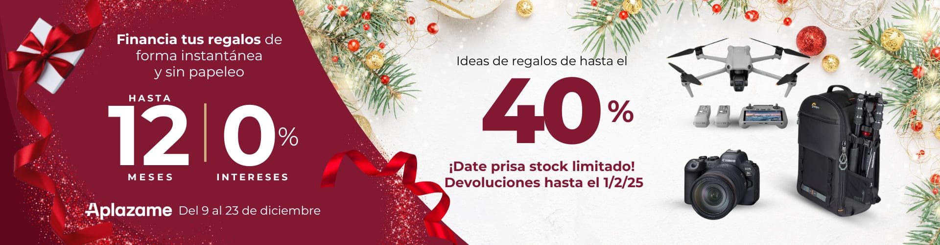 APLAZAME 12 MESES SIN INTERESES REGALO