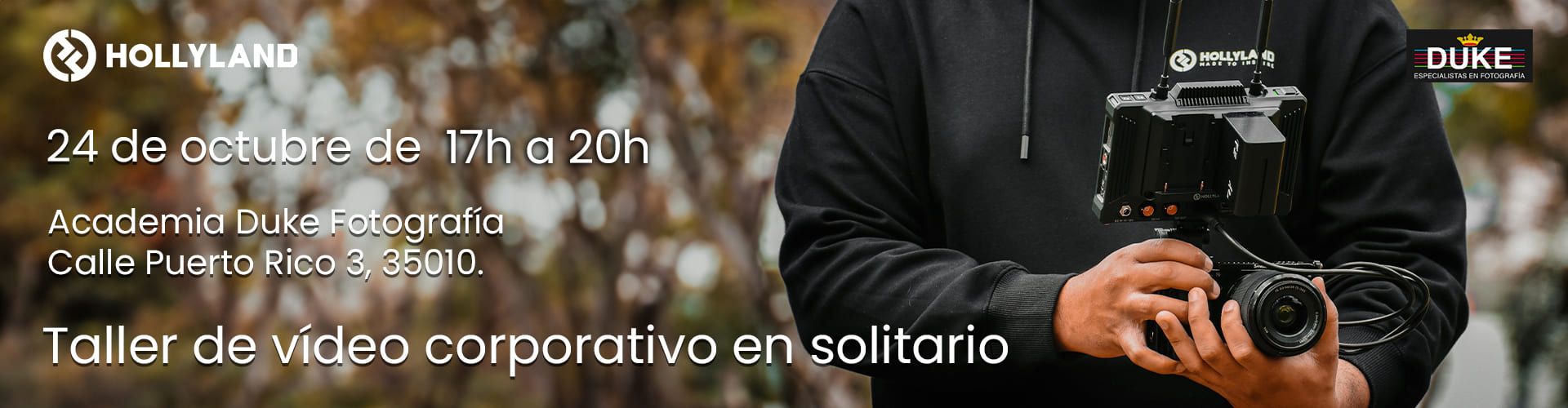 TALLER DE VÍDEO CORPORATIVO EN SOLITARIO 