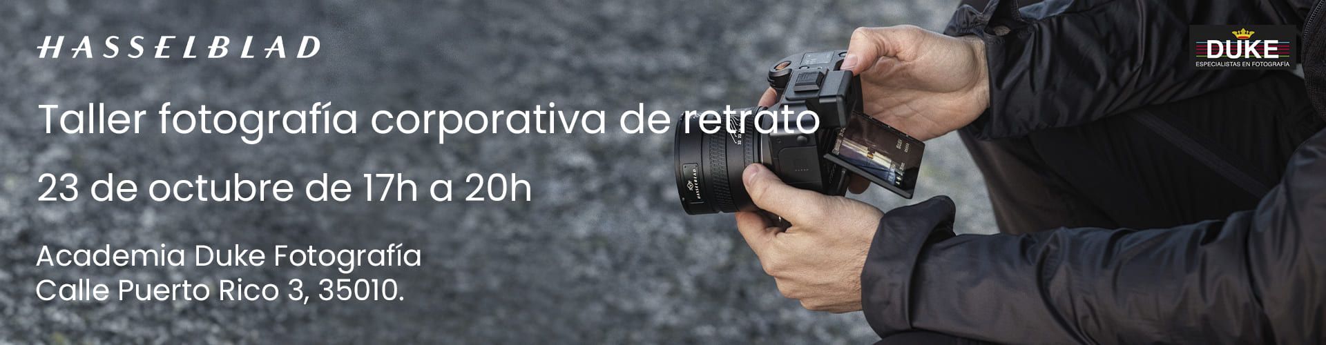 TALLER: FOTOGRAFÍA CORPORATIVA DE RETRATO