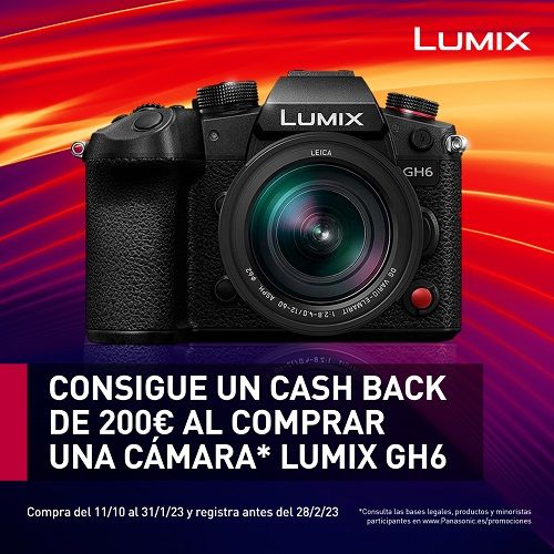 Promociones Lumix Invierno 2022 Cashback GH6 y S5