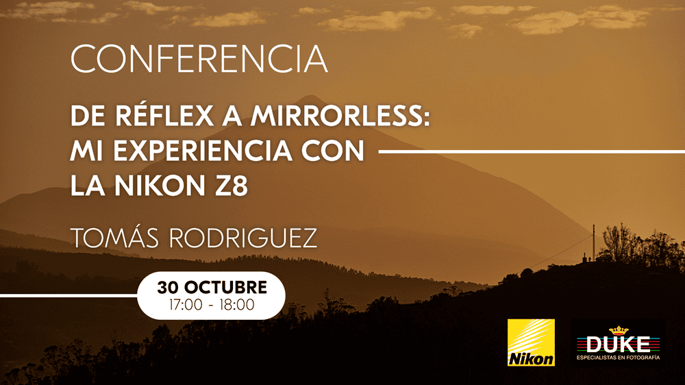 CONFERENCIA: DE RÉFLEX A MIRRORLESS: MI EXPERIENCIA CON LA NIKON Z8