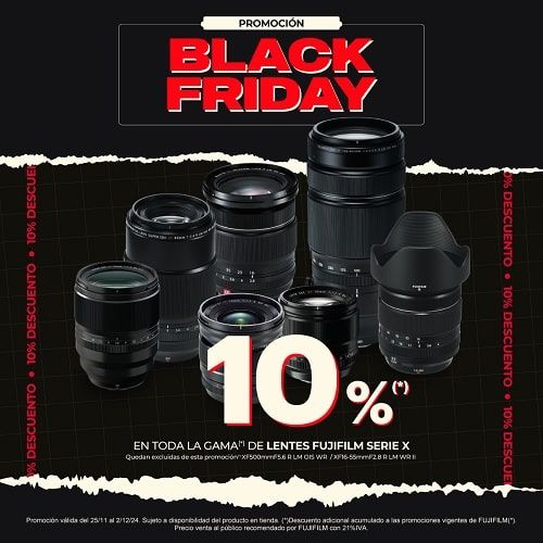 Campaña Black Friday para ópticas serie X