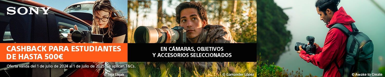 SONY CASHBACK HASTA 500€ PARA ESTUDIANTES