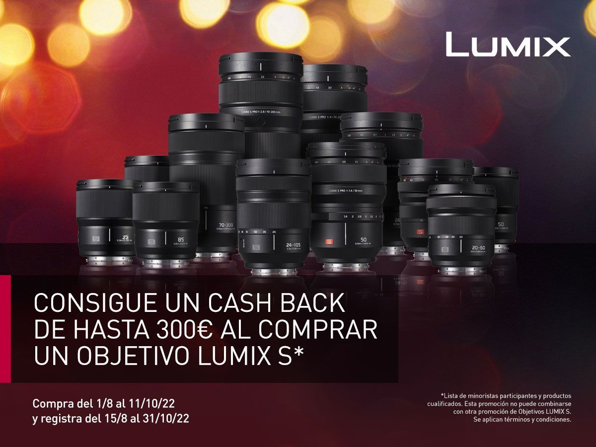 Promociones Lumix Cashback Objetivos Serie S